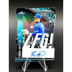 2025 Bobby Witt Jr. 6/15 LFG Auto Die Cut Acetate Kansas City Royals RARE